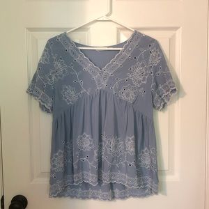 Blu Pepper floral top